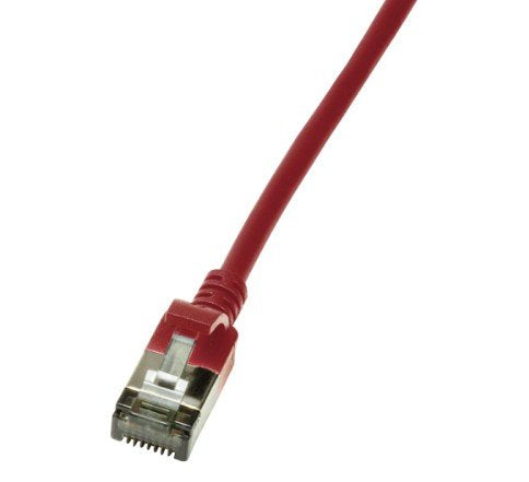 EAN 4052792053487 - LogiLink Slim U/FTP cable de red Rojo 0,5 m Cat6a U/FTP (STP) imagen 1