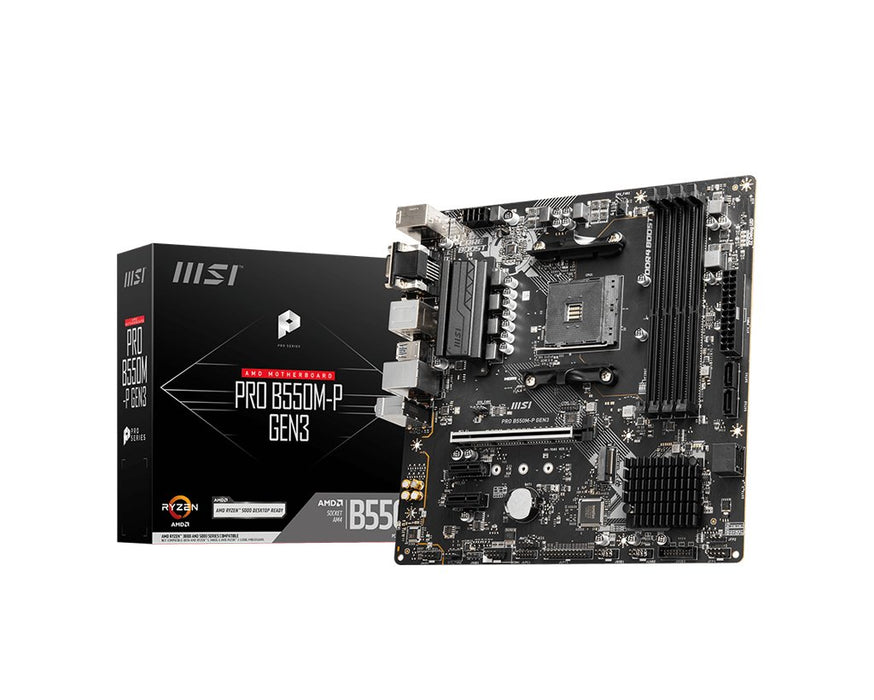 EAN 4719072962234 - MSI PRO B550M-P GEN3 placa base AMD B550 Zócalo AM4 micro ATX imagen 1