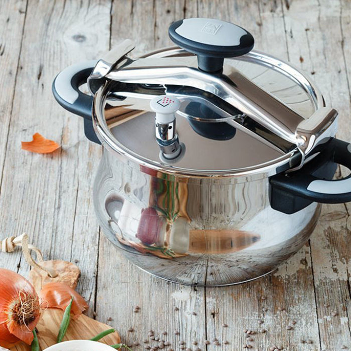 EAN 8411796103653 - BRA A185502 olla a presión 6 L Plata imagen 4