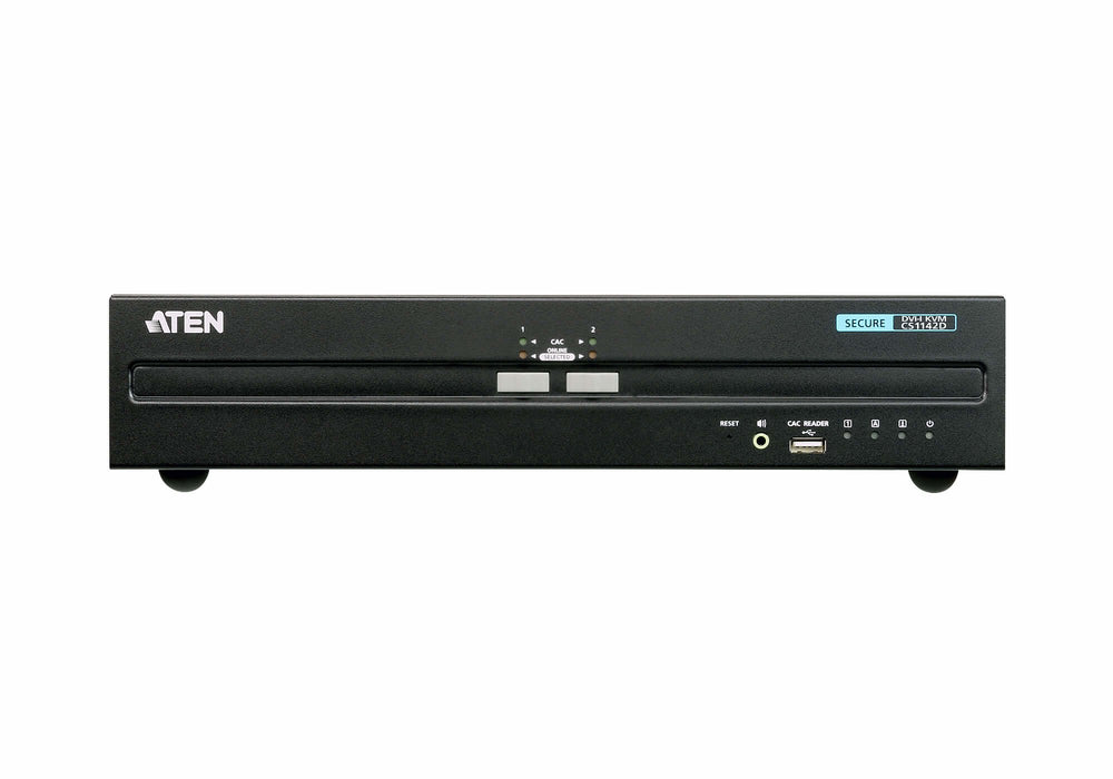 EAN 4719264646638 - ATEN CS1142D interruptor KVM Negro imagen 1