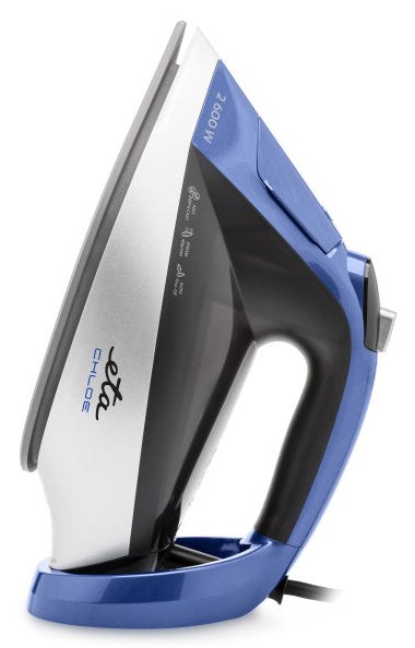 EAN 8590393405596 - Eta Chloe 2276 90000 Plancha vapor-seco Suela de cerámica 2500 W Azul, Plata imagen 2