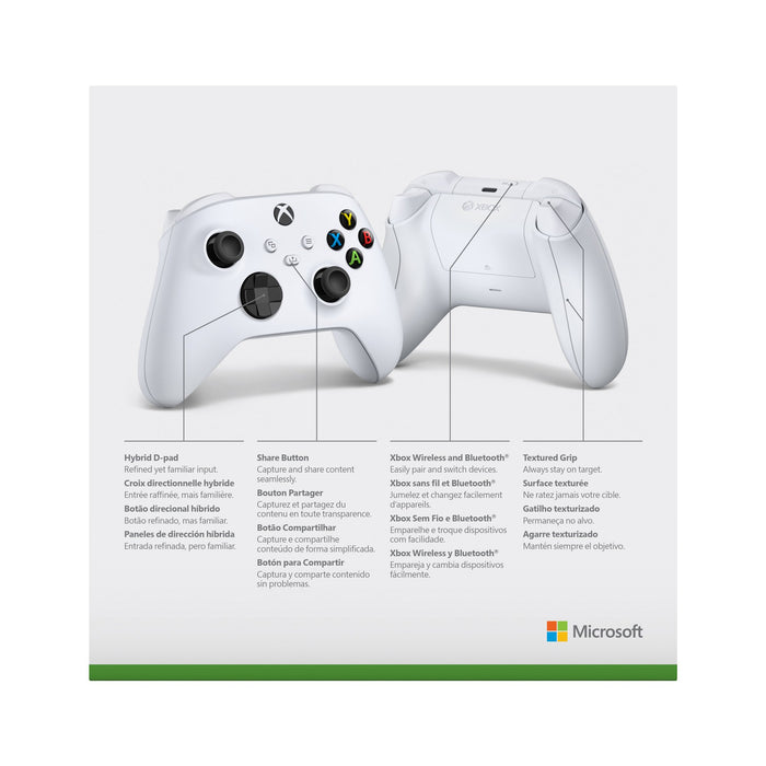 EAN 0889842611564 - Microsoft Xbox Wireless Controller White Blanco Bluetooth/USB Gamepad Analógico/Digital Xbox Series S, Xb imagen 5