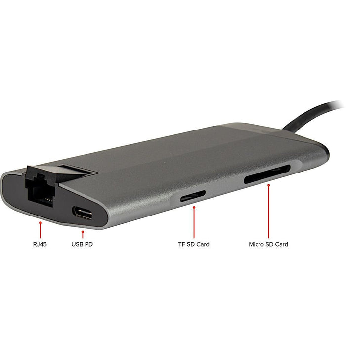 EAN 4260455646734 - Inter-Tech GDC-802 Alámbrico USB 3.2 Gen 1 (3.1 Gen 1) Type-C Gris imagen 3