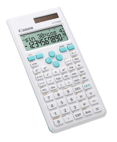 EAN 4960999799827 - Canon F-715SG calculadora Escritorio Calculadora científica Azul, Blanco imagen 2
