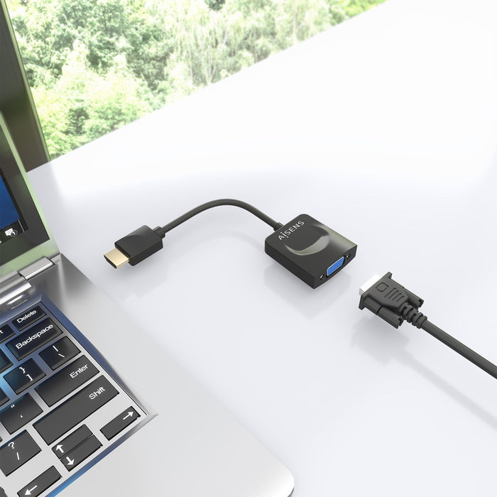 EAN 8435739903360 - AISENS A122-0947 adaptador de cable de vídeo 0,15 m HDMI tipo A (Estándar) VGA (D-Sub) imagen 5