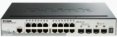EAN 0790069399459 - D-Link DGS-1510-20 switch Gestionado L3 Gigabit Ethernet (10/100/1000) Negro imagen 1
