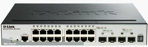 EAN 0790069399459 - D-Link DGS-1510-20 switch Gestionado L3 Gigabit Ethernet (10/100/1000) Negro imagen 1