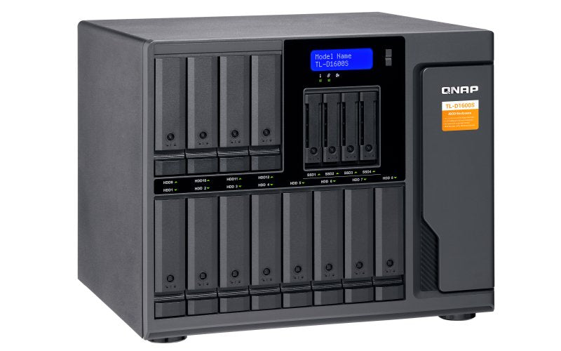 EAN 4713213516256 - QNAP TL-D1600S caja para disco duro externo Carcasa de disco duro/SSD Negro, Gris 2.5/3.5" imagen 8
