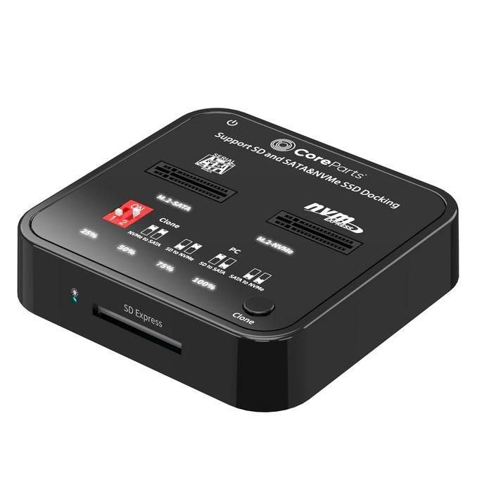 EAN 5715063016053 - CoreParts MS-CLONER-M2-SD duplicador de datos y soporte Negro imagen 2