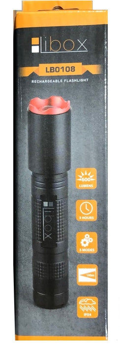 EAN 5901811404337 - Libox Latarka akumulatorowa Ultra Compact LB0108 NEW Negro Linterna de mano LED imagen 4