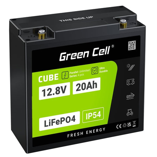 EAN 5904326374874 - Green Cell LFPGC12V20AH batería para sistema ups Fosfato de hierro-litio (LiFePo4) 12,8 V 20 Ah imagen 1