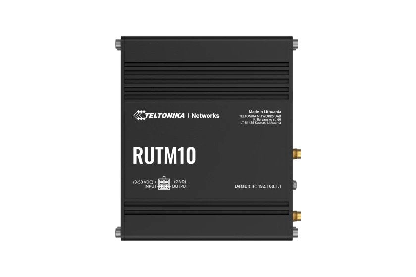 EAN 4779051840489 - Teltonika RUTM10 router inalámbrico Gigabit Ethernet Doble banda (2,4 GHz / 5 GHz) Negro imagen 1