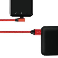 EAN 4052792052725 - LogiLink CU0145 cable USB USB 2.0 0,3 m USB A USB C Rojo imagen 3