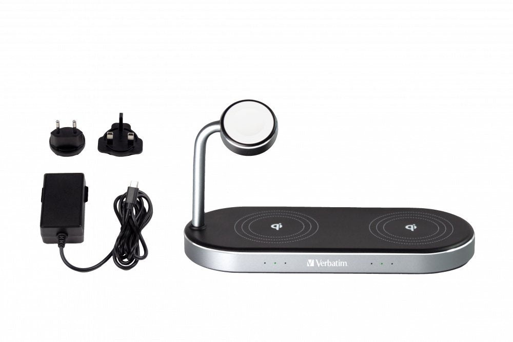 EAN 0023942495574 - Verbatim WCS-03 Universal Negro USB Cargador inalámbrico Carga rápida Interior imagen 2