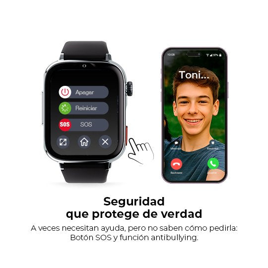 EAN 8436628090116 - SaveFamily SaveWatch Plus 2 4,7 cm (1.85") AMOLED Digital 410 x 502 Pixeles Pantalla táctil 4G Blanco Wif imagen 7