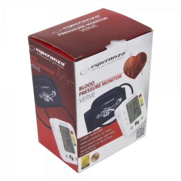 EAN 5901299954256 - Esperanza ECB003 tensiómetro Antebrazo Semiautomático imagen 4