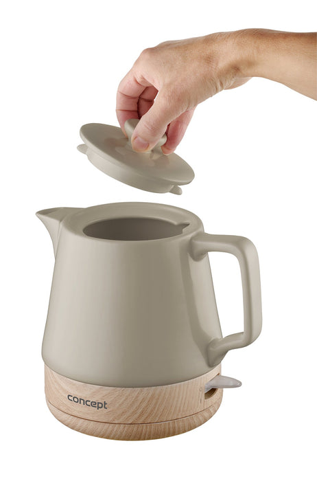 EAN 8595631006979 - Concept RK0061 tetera eléctrica 1 L 1200 W Marrón, Madera imagen 7