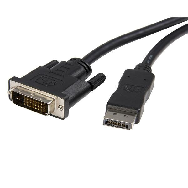 EAN 0065030832182 - StarTech.com DP2DVIMM10 adaptador de cable de vídeo DVI-D Negro imagen 1