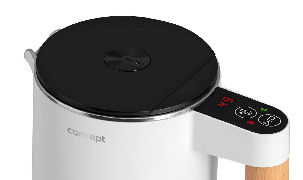 EAN 8595631010402 - Concept RK3300 tetera eléctrica 1,5 L 2200 W Blanco imagen 3