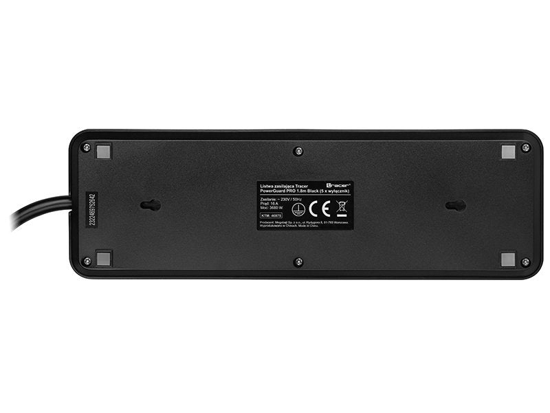 EAN 5907512868553 - Tracer PowerGuard PRO Negro 5 salidas AC 1,6 m imagen 5