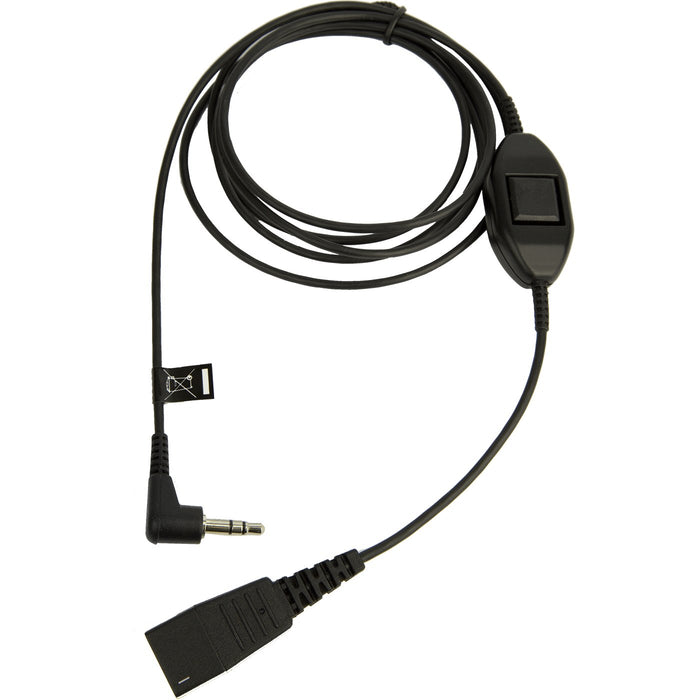 EAN 0706487016083 - Jabra 8735-019 cable de audio 0,5 m QD 3,5mm Negro imagen 1