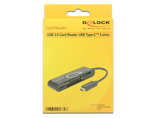 EAN 4043619917396 - DeLOCK 91739 lector de tarjeta USB 2.0 Negro imagen 2