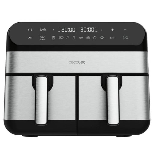 EAN 8435484034890 - Cecotec Advance 9000 Doble 9 L Independiente 2800 W Freidora de aire caliente Negro, Acero inoxidable imagen 1