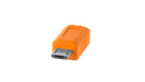 EAN 0818307014510 - Tether Tools CUC2515-ORG cable USB USB 2.0 4,6 m USB C Micro-USB B Naranja imagen 4