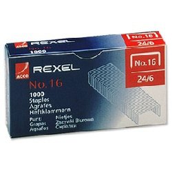 EAN 5010255061218 - Rexel No. 16, 24/6 1000 grapas imagen 1