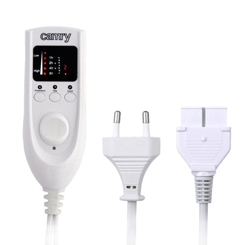 EAN 5902934832625 - Camry Premium CR 7407 manta eléctrica y almohadilla Calentador de cama eléctrico 60 W Beige Vellón imagen 5