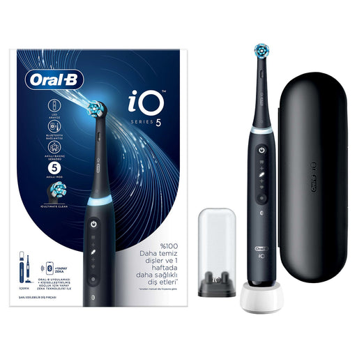 EAN 4210201415558 - Oral-B iO 5 Adulto Cepillo dental vibratorio Negro imagen 2