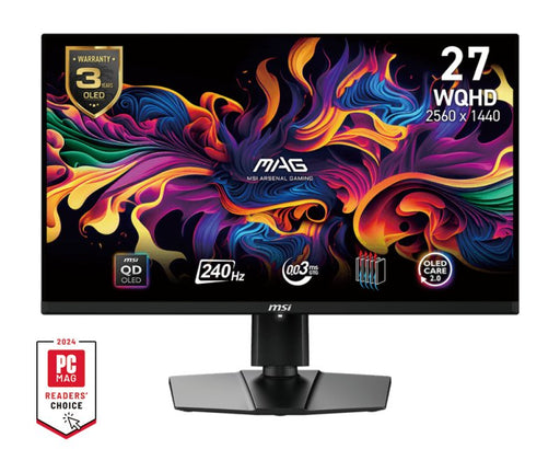 EAN 4711377190336 - MSI MAG 271QPXDE QD-OLED E2 pantalla para PC 67,3 cm (26.5") 2560 x 1440 Pixeles Wide Quad HD Negro imagen 2