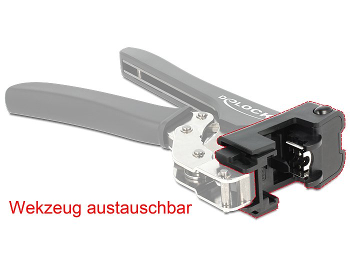 EAN 4043619862115 - DeLOCK 86211 crimpadora Negro imagen 3