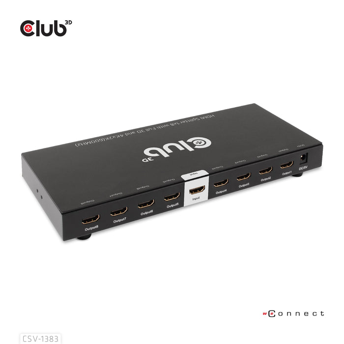 EAN 8719214472771 - CLUB3D CSV-1383 divisor de video 8x HDMI imagen 1