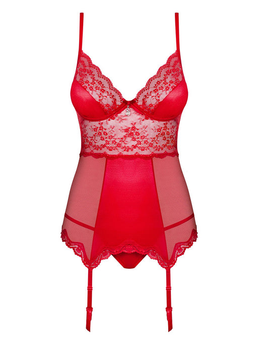 EAN 5901688213360 - Obsessive Lovica Conjunto de lencería Rojo Elastano, Poliamida imagen 1