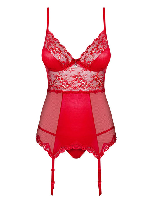 EAN 5901688213360 - Obsessive Lovica Conjunto de lencería Rojo Elastano, Poliamida imagen 1