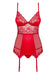 EAN 5901688213360 - Obsessive Lovica Conjunto de lencería Rojo Elastano, Poliamida imagen 1