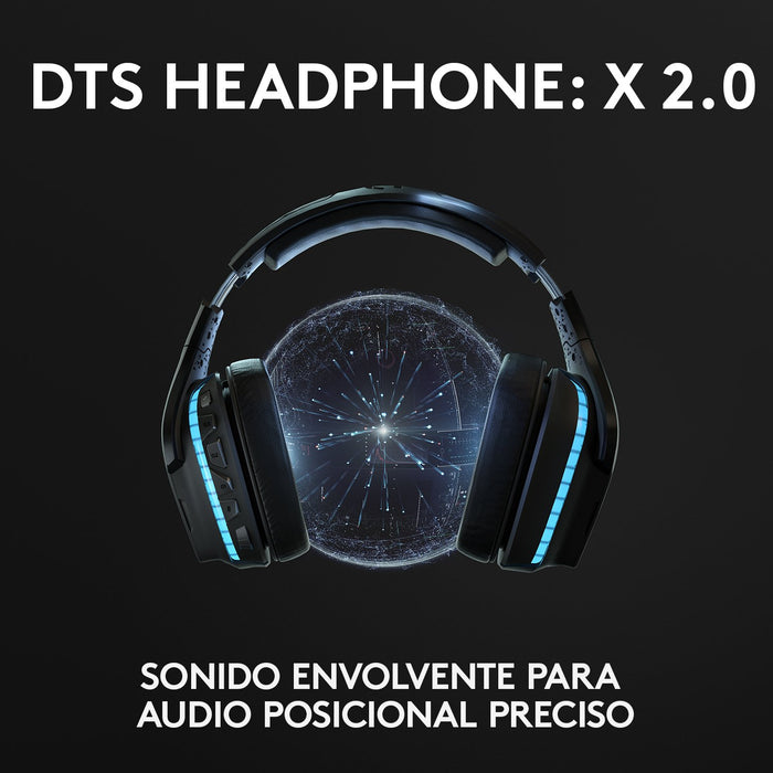 EAN 5099206081918 - Logitech G 981-000744 auricular y casco Auriculares Inalámbrico Diadema Juego Negro, Azul imagen 13