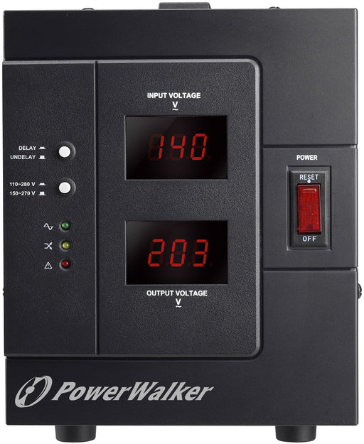EAN 4260074976816 - PowerWalker AVR 3000/SIV regulador de voltaje 230 V Negro imagen 2