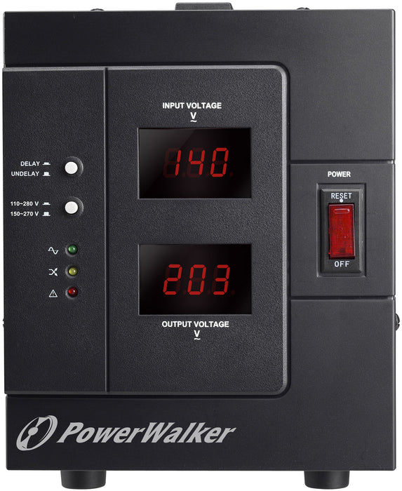 EAN 4260074976816 - PowerWalker AVR 3000/SIV regulador de voltaje 230 V Negro imagen 2