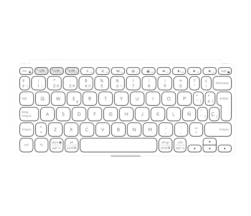 EAN 5099206126206 - Logitech 920-012974 teclado Universal Bluetooth Gris, Blanco imagen 5