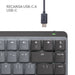 EAN 5099206103368 - Logitech 920-010837 teclado Oficina Bluetooth QWERTY Internacional de EE.UU. Grafito, Gris imagen 12