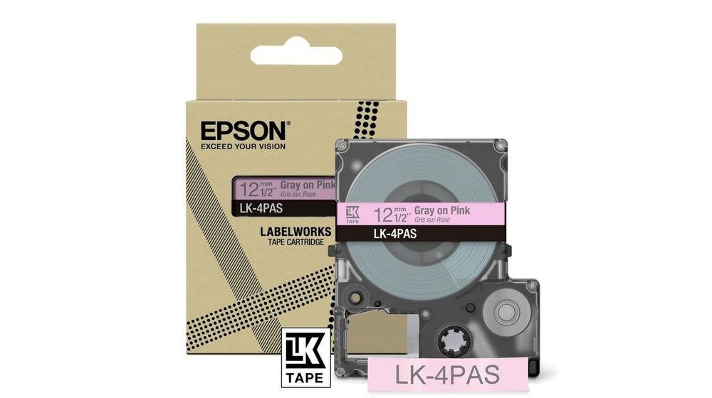 EAN 8715946713922 - Epson LK-4PAS Gris, Rosa imagen 1