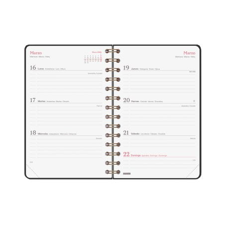 EAN 8422952405429 - Finocam 762000126 agenda Agenda semanal Negro imagen 5