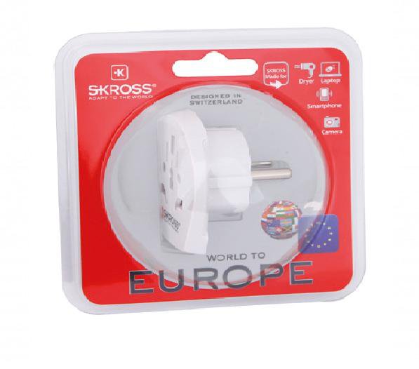 EAN 5711045764325 - Skross World to Europe adaptador de enchufe eléctrico Tipo F Universal Blanco imagen 5