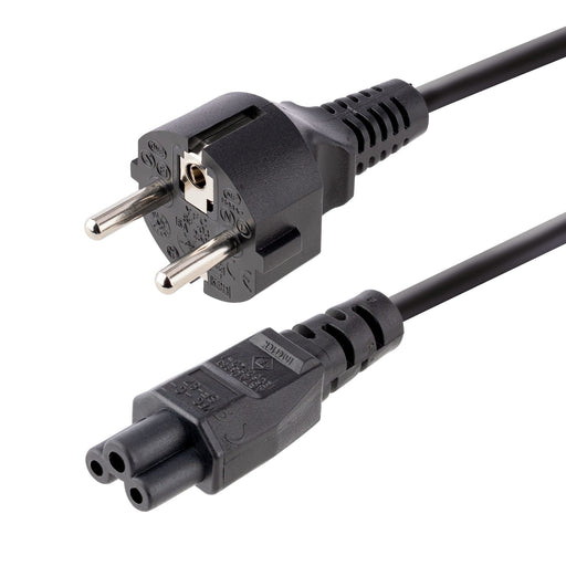 EAN 0065030894340 - StarTech.com 753E-3M-POWER-LEAD cable de transmisión Negro CEE7/7 C5 acoplador imagen 1