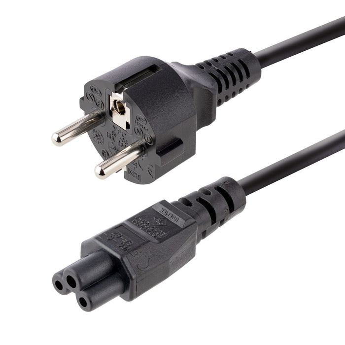 EAN 0065030894340 - StarTech.com 753E-3M-POWER-LEAD cable de transmisión Negro CEE7/7 C5 acoplador imagen 1