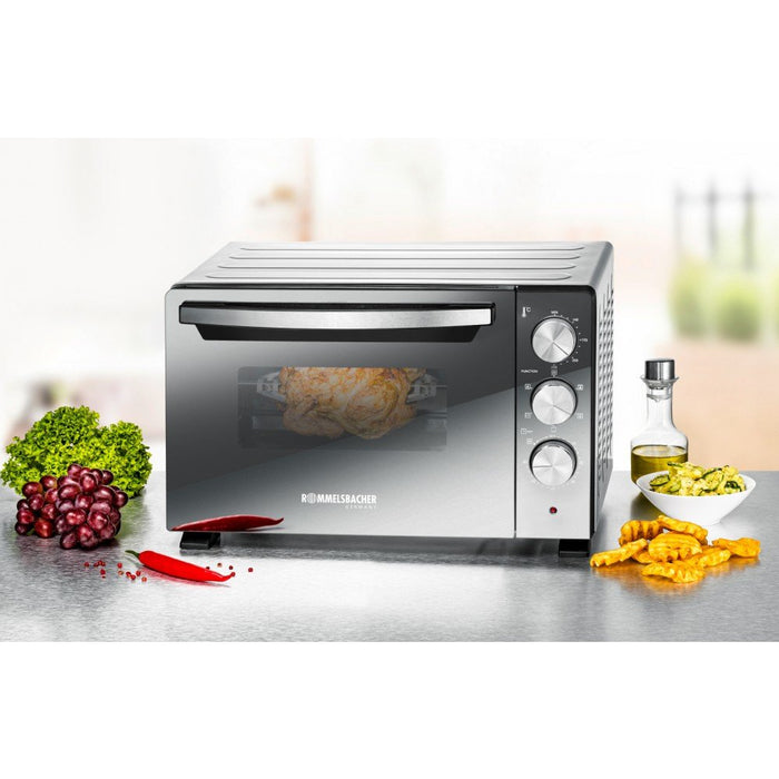EAN 4001797274007 - Rommelsbacher BGS 1400 horno tostador 22 L Negro, Plata Parrilla imagen 3