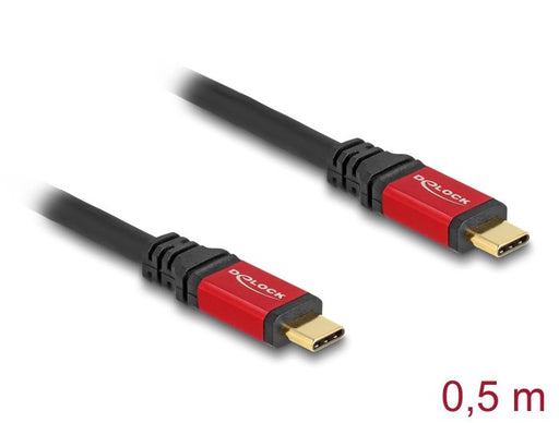 EAN 4043619806515 - DeLOCK 80651 cable USB USB4 Gen 2x2 USB C Negro, Rojo imagen 2