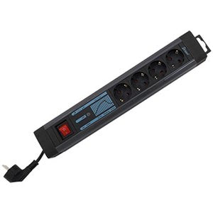 EAN 4006341647702 - REV 0015462513 base múltiple 2,5 m 4 salidas AC Negro imagen 1